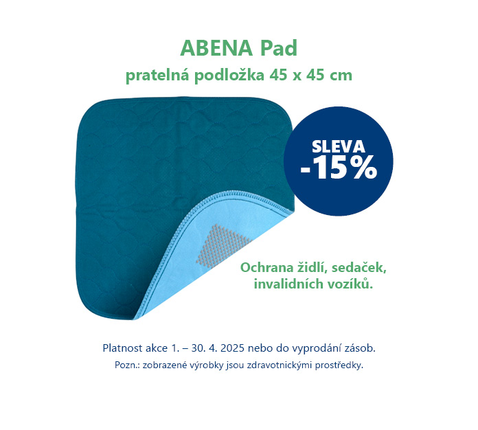 Pratelná podložka ABENA Pad se slevou 15 %