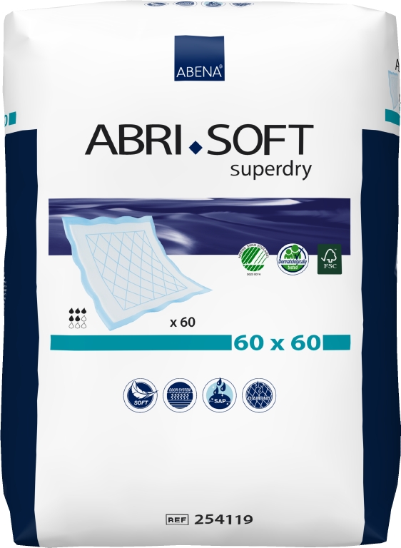 Abena Abri-Soft Super Dry - Sottogubi Assorbenti 60x60 Cm Con SAP, 1000 Ml - Foto 13