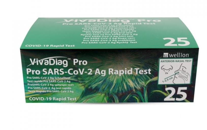 VivaDiag Pro - SARS-CoV-2 Ag Rapid Test, 25 ks/bal. VivaDiag Pro - SARS-CoV-2 Ag Rapid Test, 25 ks/bal.