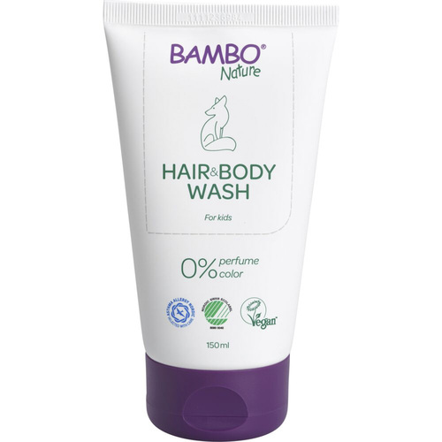 Mycí gel na vlasy a tělo Bambo Nature, 150 ml, neparfémovaný