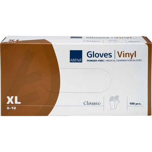 Rukavice vyšetřovací VINYL XL, nepudrované, 100 ks/bal.