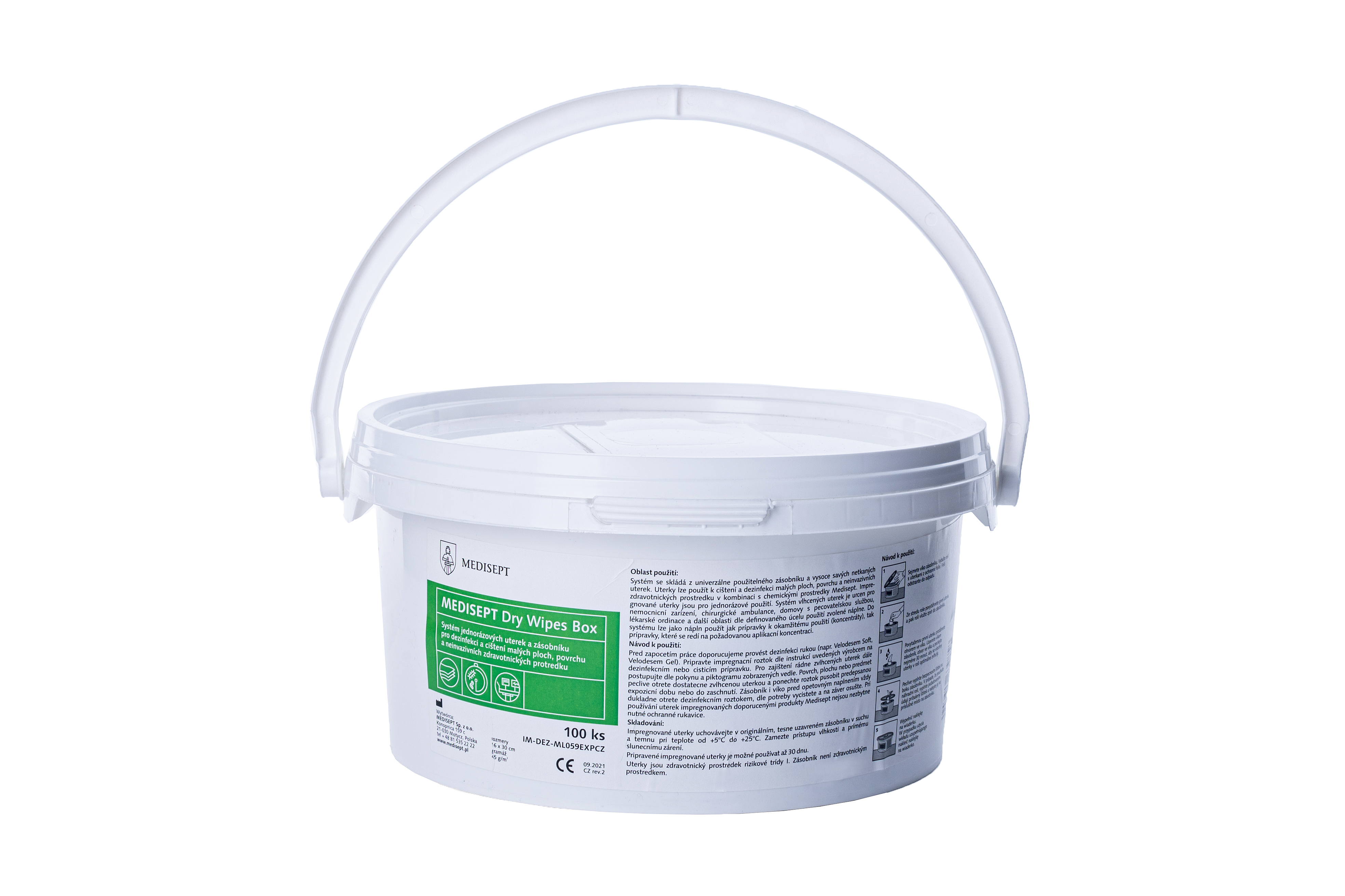 MEDISEPT Dry Wipes (kbelík s rolí)