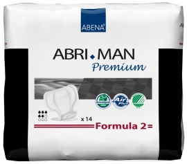 Abri Man Formula 2 (Premium), vloÅ¾ka pro muÅ¾e, 14ks, savost 700ml