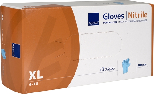 Rukavice NITRIL XL, nepudrované, modré, 200 ks/bal. Rukavice NITRIL XL, nepudrované, modré, 200 ks/bal.