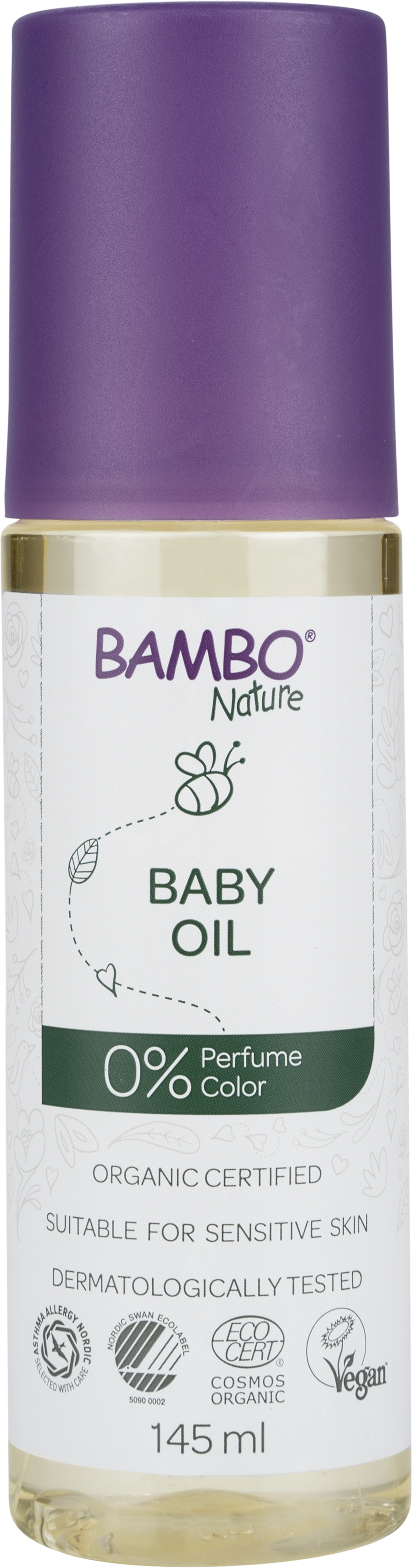 Tělový olej po koupeli Bambo Nature, 145 ml