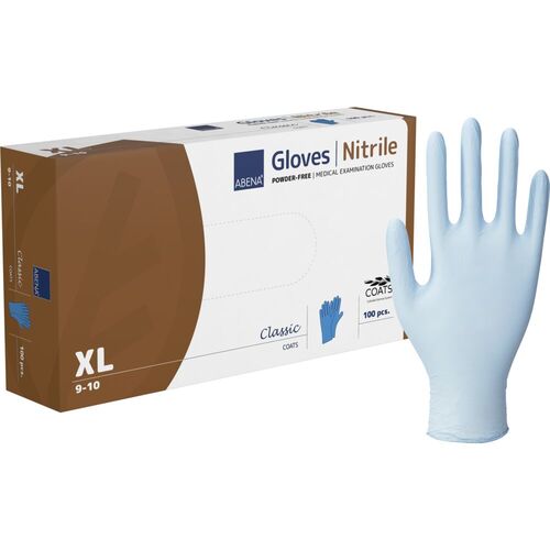 Rukavice Nitril COATS® XL, nepudrované, modré