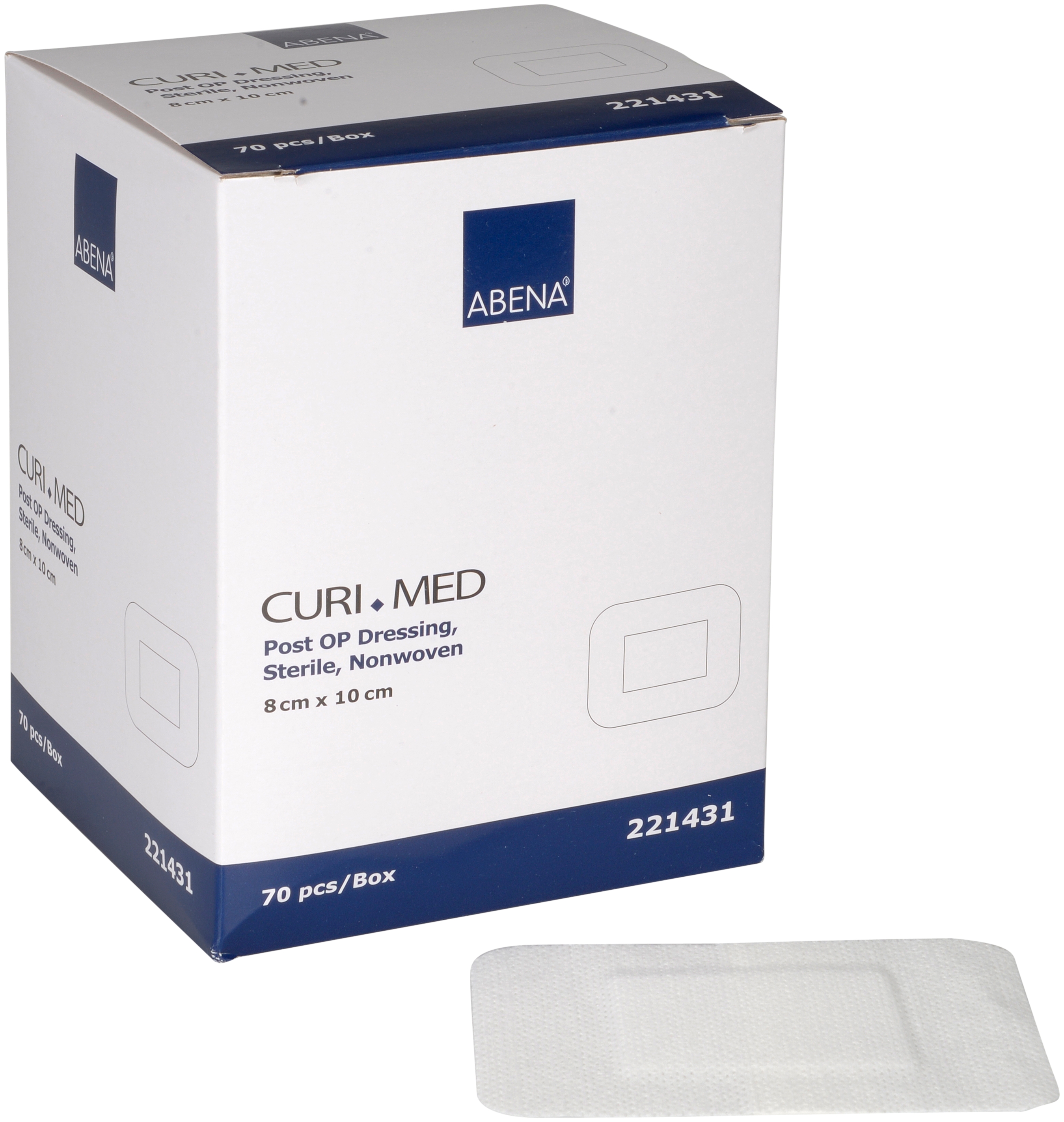 Náplast se savým polštářkem hypoalergenní, sterilní, 8 x 10 cm, 70 ks/ bal Náplast se savým polštářkem hypoalergenní, sterilní, 8 x 10 cm, 70 ks/ bal