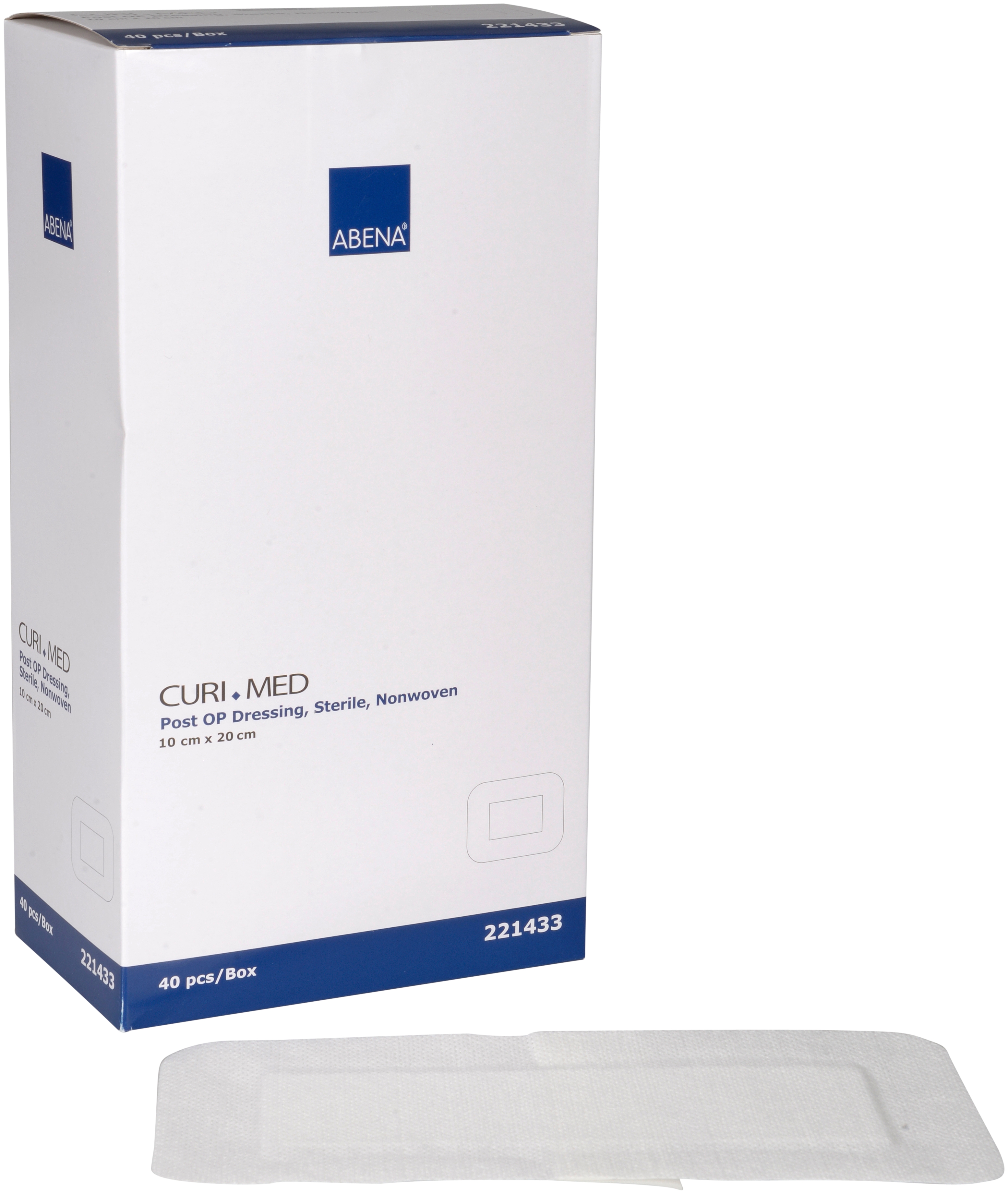 Náplast se savým polštářkem hypoalergenní, sterilní, 10 x 20 cm, 40 ks/ bal Náplast se savým polštářkem hypoalergenní, sterilní, 10 x 20 cm, 40 ks/ bal