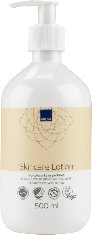 Tělové mléko bez parfému, 500 ml Tělové mléko bez parfému, 500 ml