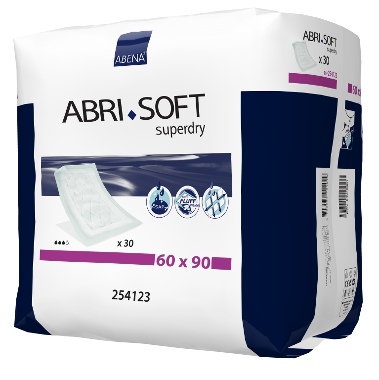 Abena Abri-Soft Super Dry - Sottogubi Assorbenti 60x60 Cm Con SAP, 1000 Ml - Foto 2