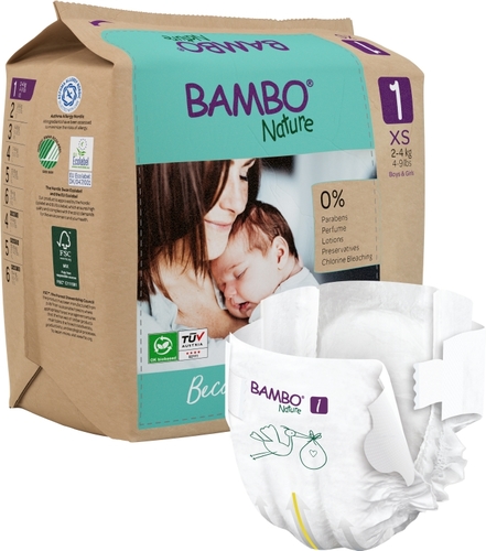 Bambo Nature 1, 2-4 kg, paper bag