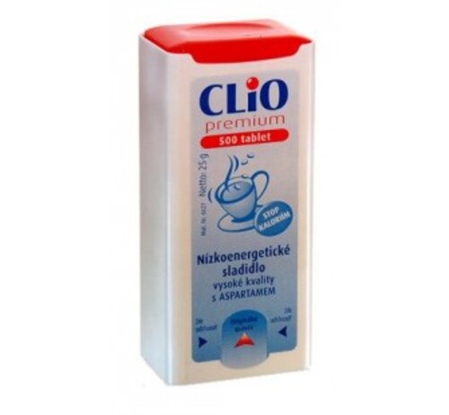 Clio Premium sladidlo, 500 tbl. (nízkoenergetické) Clio Premium sladidlo, 500 tbl. (nízkoenergetické)