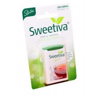 Stevia Sweetiva sladidlo, 200 tbl., blistr (nízkoenergetické) Stevia Sweetiva sladidlo, 200 tbl., blistr (nízkoenergetické)