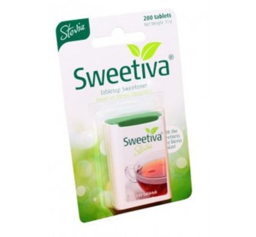 Stevia Sweetiva sladidlo, 200 tbl., blistr (nízkoenergetické) Stevia Sweetiva sladidlo, 200 tbl., blistr (nízkoenergetické)