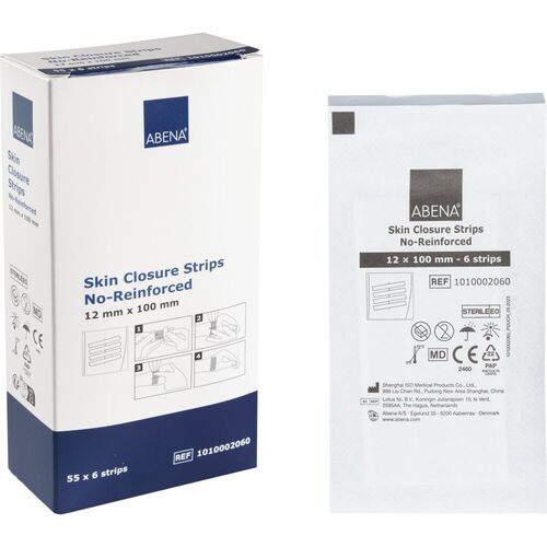 Náplast na stažení rány - strip, sterilní, 12x100 mm, béžová Náplast na stažení rány - strip, sterilní, 12x100 mm, béžová
