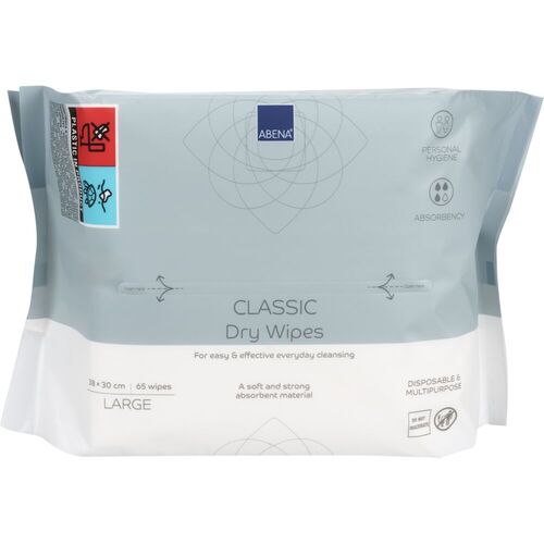 Abena Classic Suché čistící ubrousky, 30x38 cm