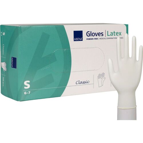 Rukavice LATEX S, nepudrované, 100 ks/bal.