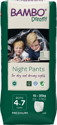 Bambo Dreamy Nights PANTS 4-7 BOY, 15-35 kg
